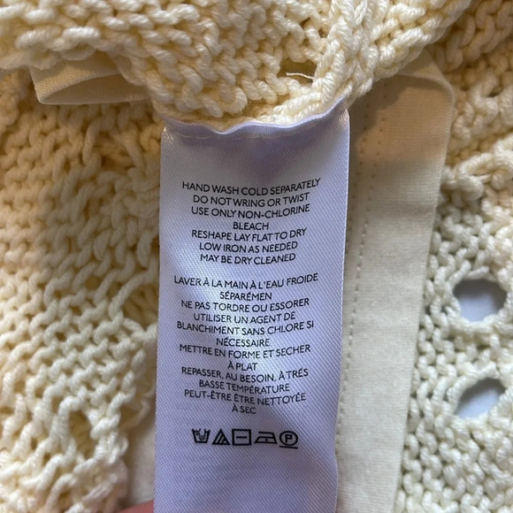 Free People Elton Crochet Mini Dress Size XS - Picture 5 of 12